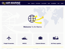 Tablet Screenshot of airmarine.com