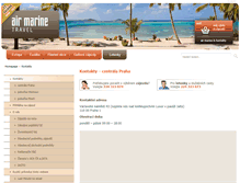 Tablet Screenshot of ck.airmarine.cz
